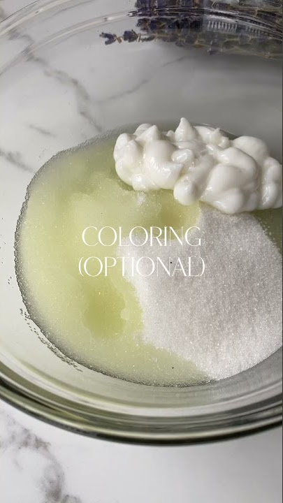 DIY Lavender Body Scrub