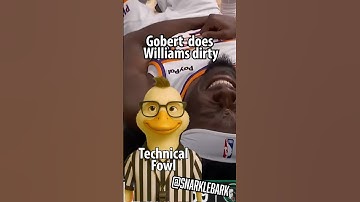 💥🏀Rudy Gobert does it dirty - AGAIN 🙄, this time on Mark Williams. Technical Fowl explains