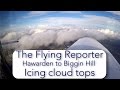 PA28 Hawarden to Biggin Hill UK, VFR- IFR, dodging freezing cloud tops