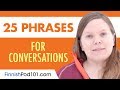 25 Finnish Phrases to Use in a Conversation