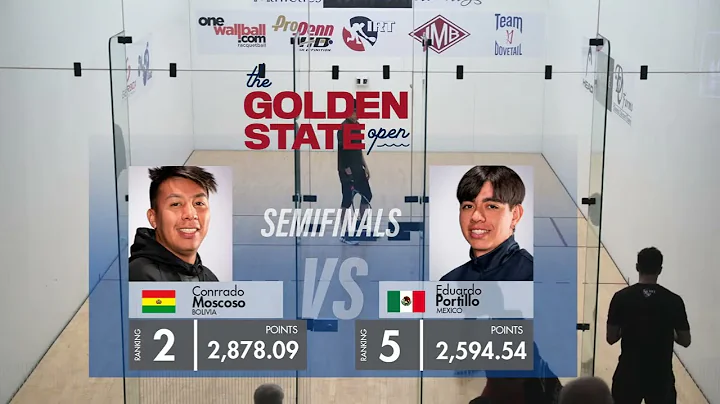 GOLDEN STATE OPEN- SINGLES SEMIS MOSCOSO-PORTILLO