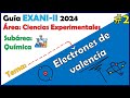 Curso EXANI II 2024 Ciencias experimentales: QUÍMICA Electrones de valencia #2