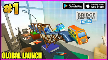 Bridge Constructor Studio Gameplay Walkthrough (Android, iOS)