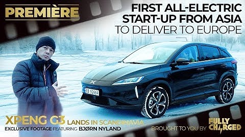 Xpeng G3 Lands in Norway | PREMIÈRE