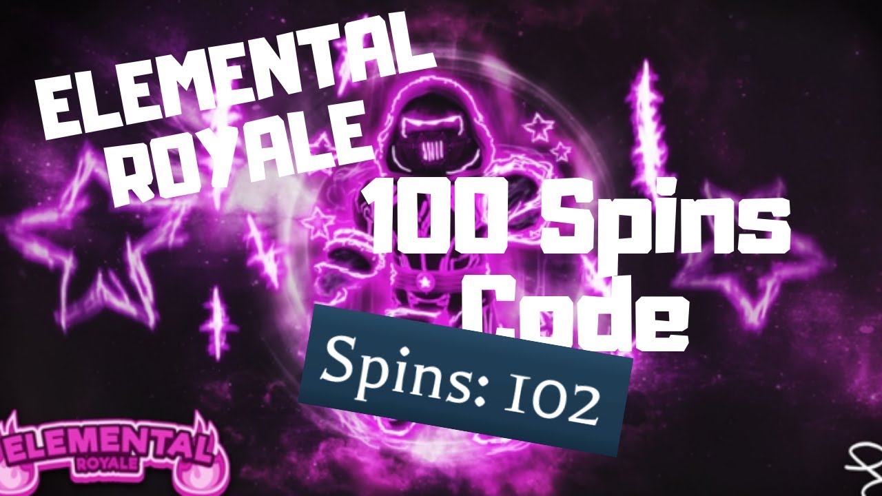 Roblox Code For Elemental Royale100 Spins Codes By - x2 exp weekendcurse elemental royale roblox