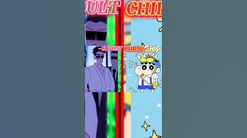SHINCHAN GROUP CHILD VS ADULT#anime#edit#adult#child #shinchan#verse#subscribe #shorts#like please