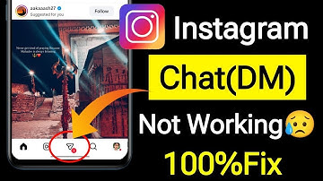 Instagram DM Button Not Working Problem || Instagram app not working | How To Fix Today Problem