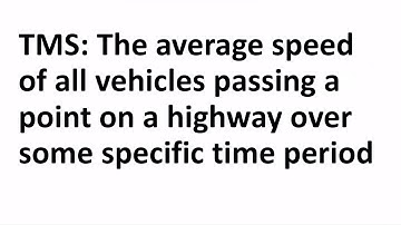 Calculate Time Mean Speed - Engineers in Progress