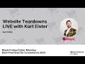 Website Teardowns LIVE with Kurt Elster - Kurt Elster, Ethercycle | eCommerce Tech