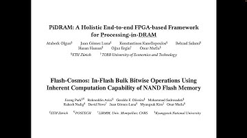 Seminar in Computer Architecture - S7: PiDRAM & Flash-Cosmos (Spring 2023)