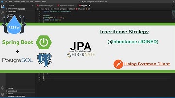 Spring Boot Restful + PostgreSQL + JPA Hibernate Inheritance Strategy JOINED - Part 13