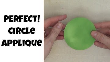 How to Make a Perfect Circle Applique - Quilting Basics Tutorial #12 with Leah Day