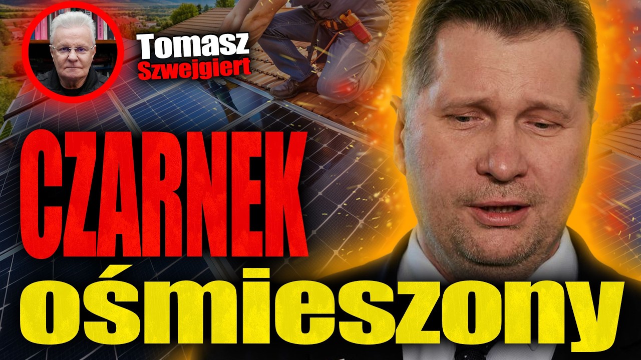 Czarnek ośmieszony. Wyśmiewał OZE, a sam ma panele słoneczne. Największy hipokryta PiS.Szwejgiert