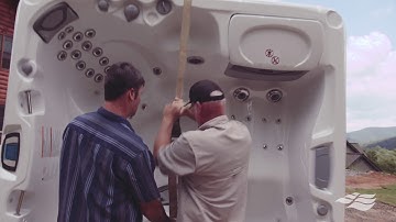 The Delivery and Installation of a Sundance Spas