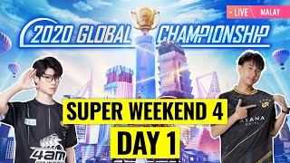 [Malay] PMGC 2020 League SW4D1 | Qualcomm | PUBG MOBILE Global Championship | Super Weekend 4 Day 1