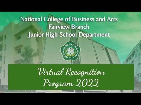 NCBA FAIRVIEW RECOGNITION PROGRAM 2021-2022 | JUNIOR HIGH SCHOOL DEPARTMENT