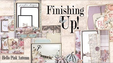 Finishing Up!!! Inside Covers + Flip Pages + Several Pockets + Inserts