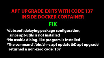 DEBIAN ERROR FIX:The command 