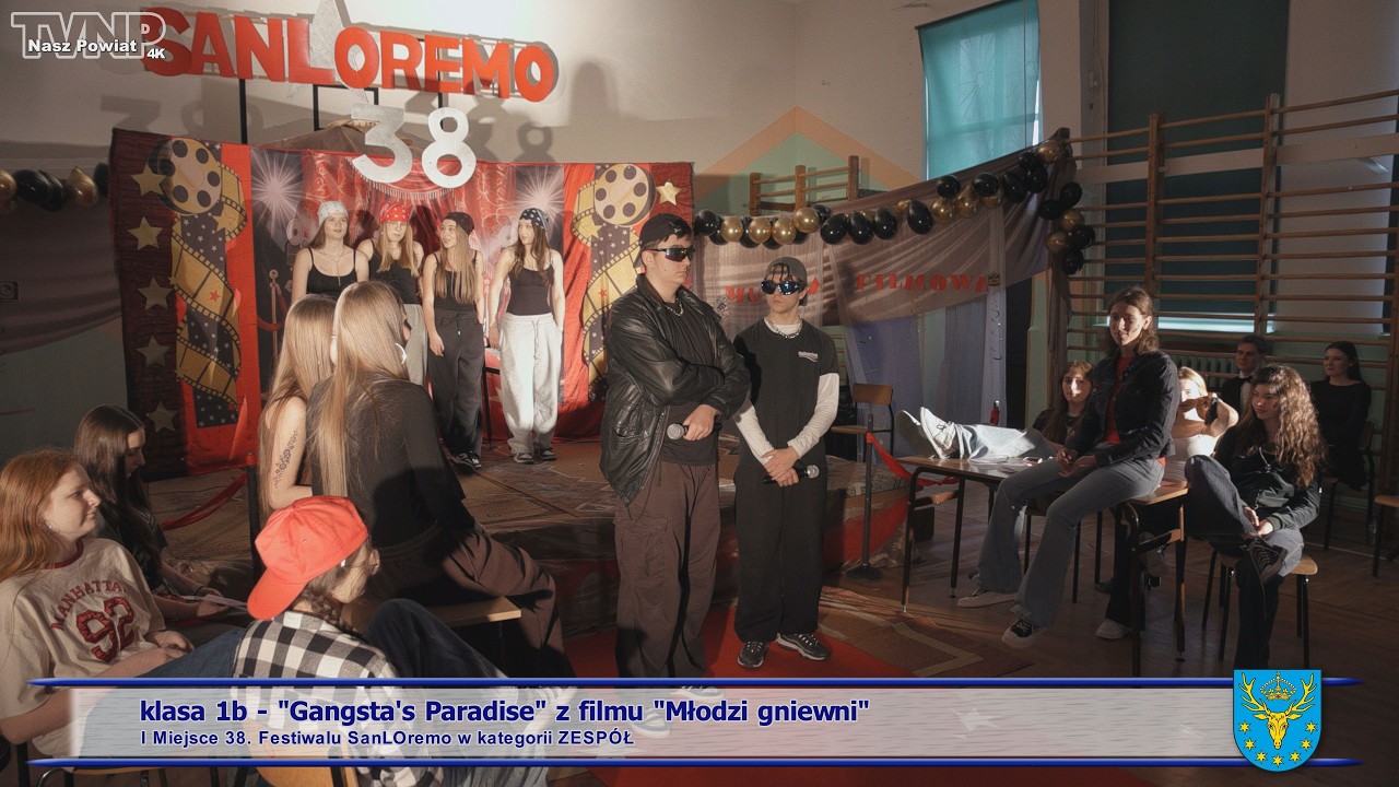 klasa 1b - I miejsce 38. Festiwalu SanLOremo w kategorii ZESPÓŁ.