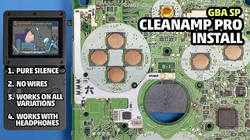 CleanAmp Pro Game Boy Advance SP (Wire Free Flex Audio Amp) - RetroSix