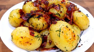 Recipe for potatoes with bacon. Simple, quick and delicious! #3