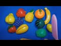 Cutting fruits and vegetables toys ASMR | apple,banana,tomatto #asmr #toys #cutecolor