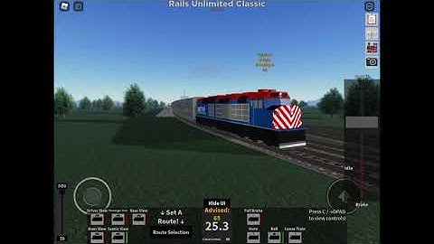 Roblox rails unlimited railfaning Episode 1 (Part 1)