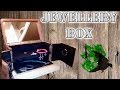 Jewellery box with inlay, mirror and flocking Jewellery box with inlay, mirror and flocking