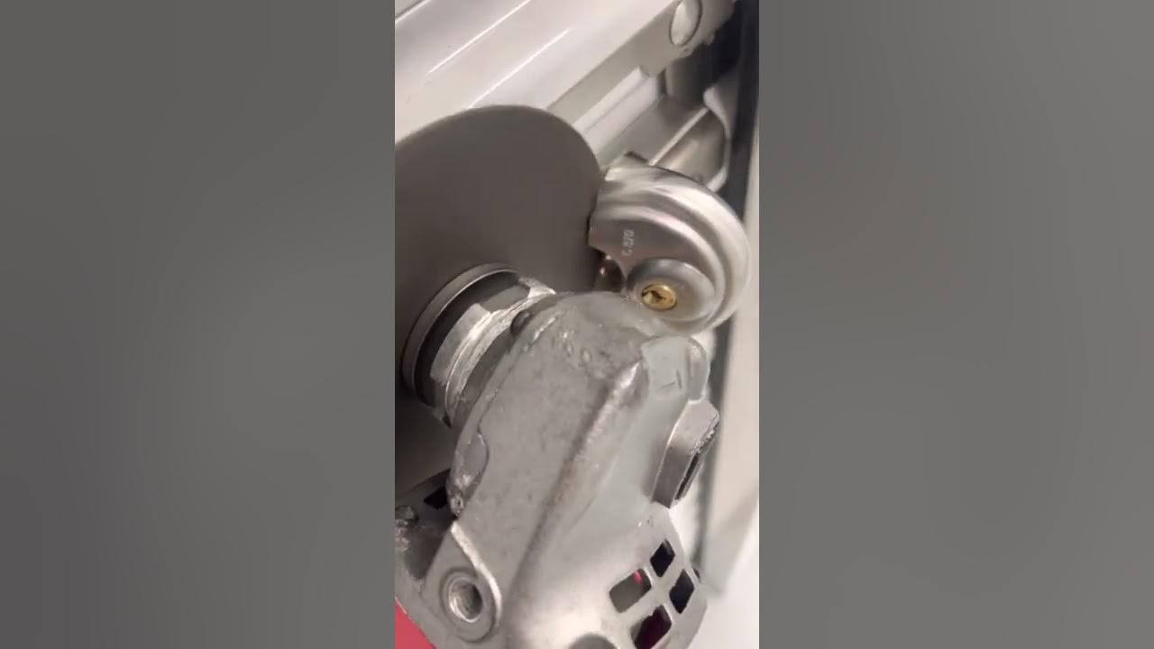 How to cut a disc lock off storage unit YouTube