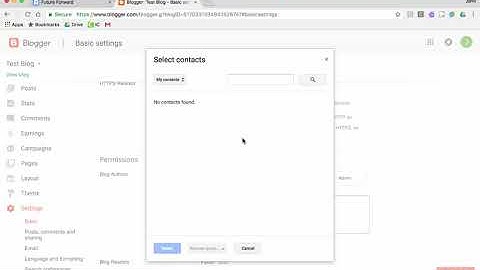 Blogger: Invite Authors