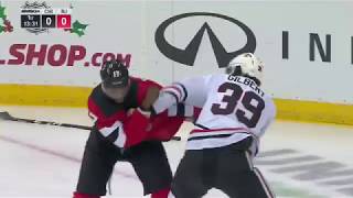 NHL Fight - Blackhawks @ Devils - 2019 12 06