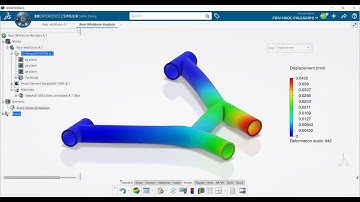 Stress analysis of Wishbone in 3DEXP | Simulation | FEA | Static Study | Tutorial