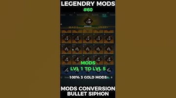 ONCE HUMAN 3 GOLD MODS CONVERSION LEGENDRY MODS🥶#oncehuman