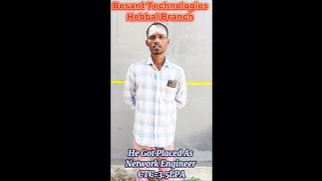 ✨Congrats Suriya 🎉 He Got Placed As Network Engineer= 3.5LPA🤙 cloud computing Master Program #shorts