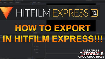 how to export videos in hitfilm express