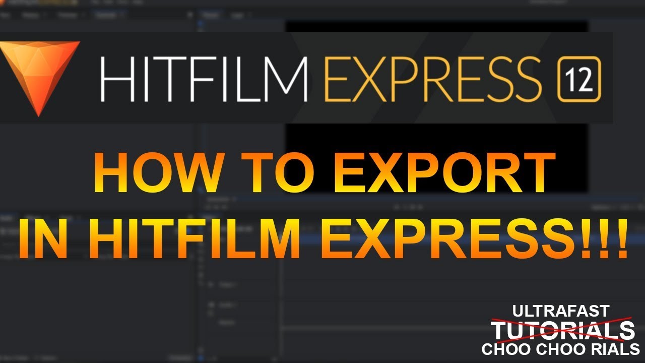 hitfilm express 2018 export