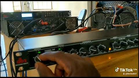 How to use a compressor .drive rack pa ,dbx analog compressor church setting.