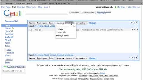 Gmail - Nested Labels
