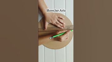 how to find centre of a circle #shorts #youtubeshorts #circle #mdfboard #centre #center #midpoint