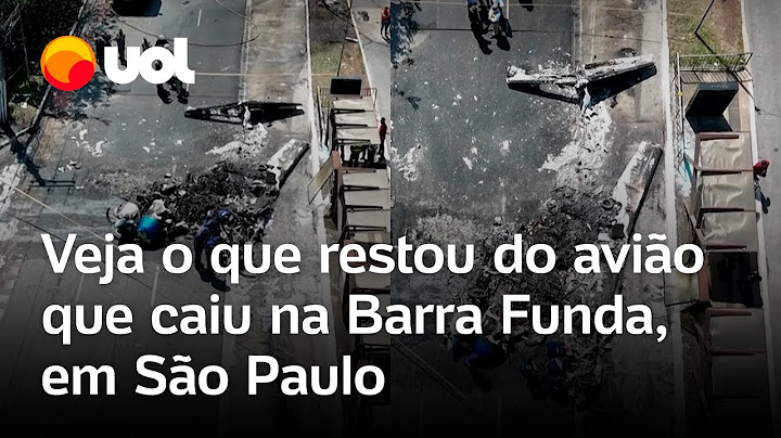 Avião cai: veja o que restou da aeronave após queda e explosão na Barra Funda, em São Paulo; vídeo