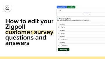 How to edit your Zigpoll customer survey questions and answers