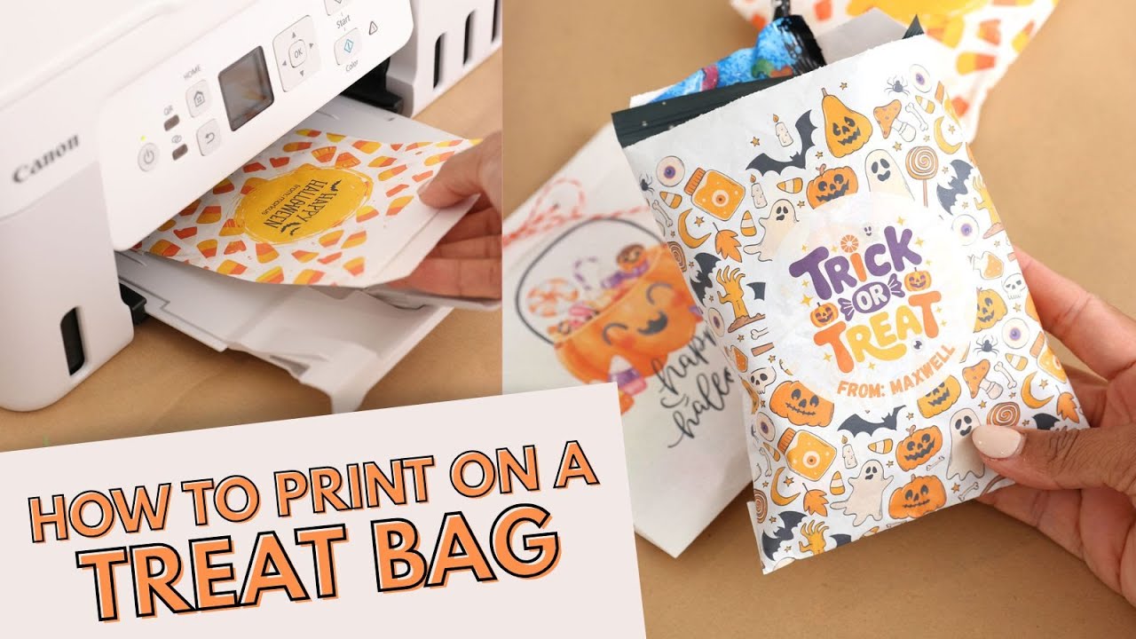How to Print on a Treat Bag at Home