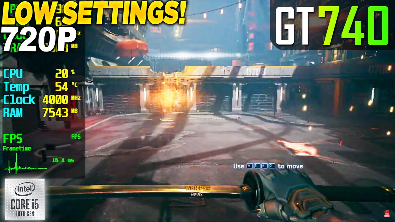 Ghostrunner GT 740 - 720p Low,