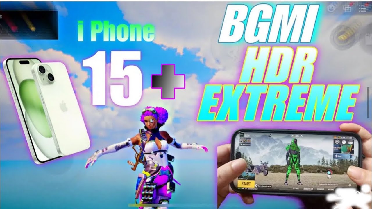 iPhone 15 plus HDR extreme graphics test - YouTube