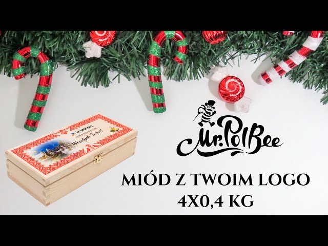 Miód z Twoim logo 4x0,4 KG