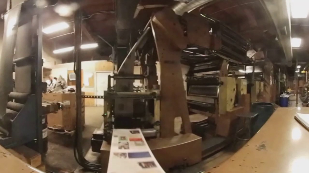 360Degree Video of the Last Daily Newspaper Printed in Willimantic, Connecticut YouTube