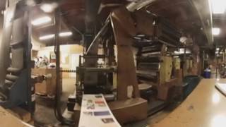 360-Degree Video of the Last Daily Newspaper Printed in Willimantic, Connecticut