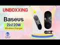 BASEUS DIGITAL LED DISPlAY 2 In 1 WIRELESS CHARGER UNBOXXING Dual Wireless Charger 20 Watt BASEUS DIGITAL LED DISPlAY 2 In 1 WIRELESS CHARGER UNBOXXING Dual Wireless Charger 20 Watt