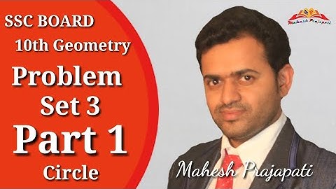 10th Geometry Problem Set 3 Part 1| Circle | Mahesh Prajapati
