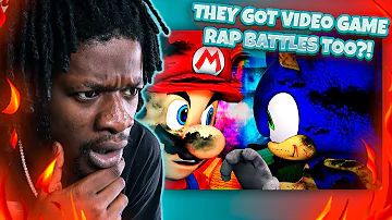 Super Mario vs. Sonic the Hedgehog - Video Game Rap Battle (REACTION)